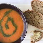 roasted tomato and red pepper soup