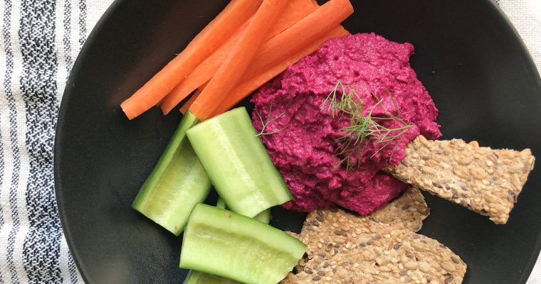 Roasted Beetroot and Fennel Hummus